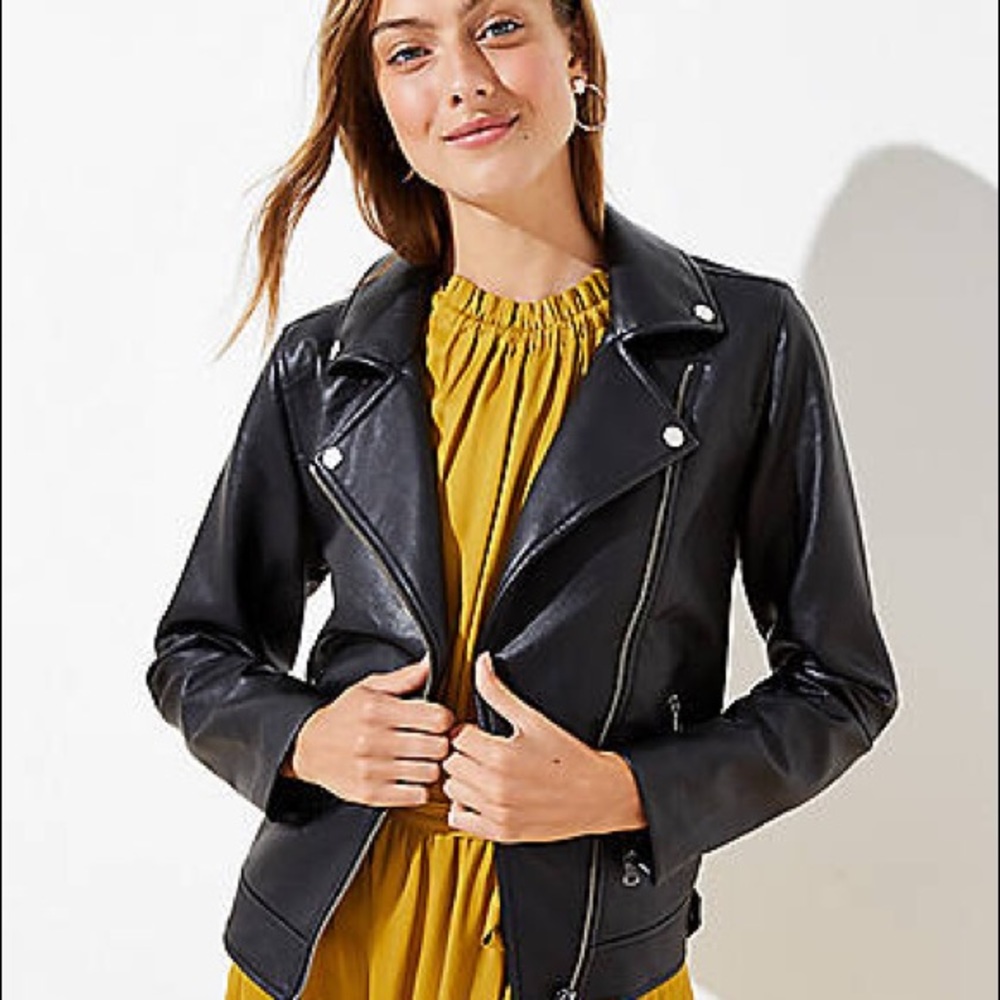 Loft Black Motorcycle Jacket